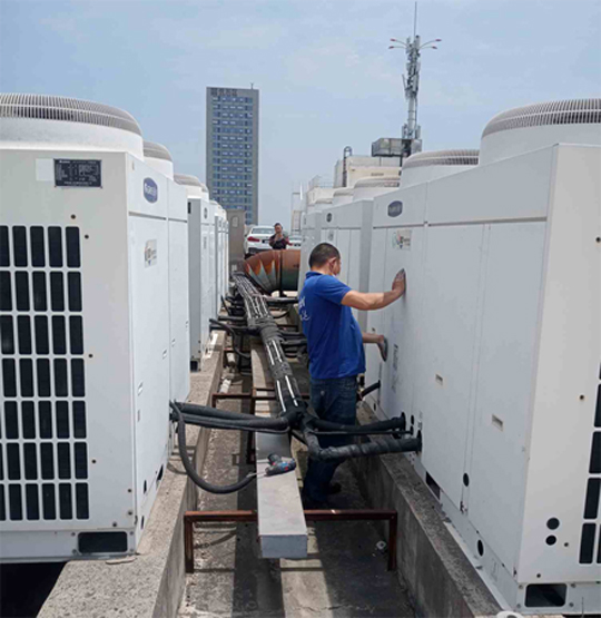 贵溪中央空调制热和不制冷系统维修方法